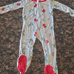 Kyte BABY Winterberry Long Sleeve Footie Pajamas